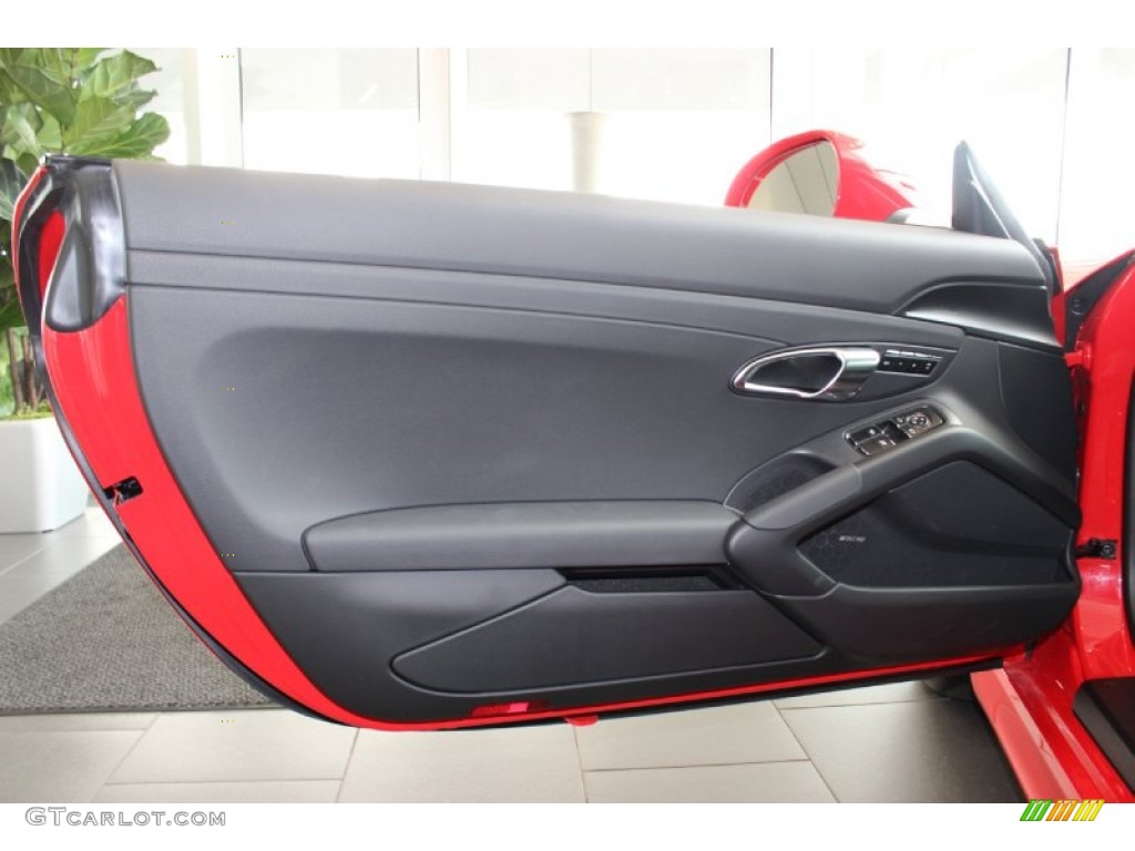 2014 Porsche Cayman Standard Cayman Model Black Door Panel Photo #85403418