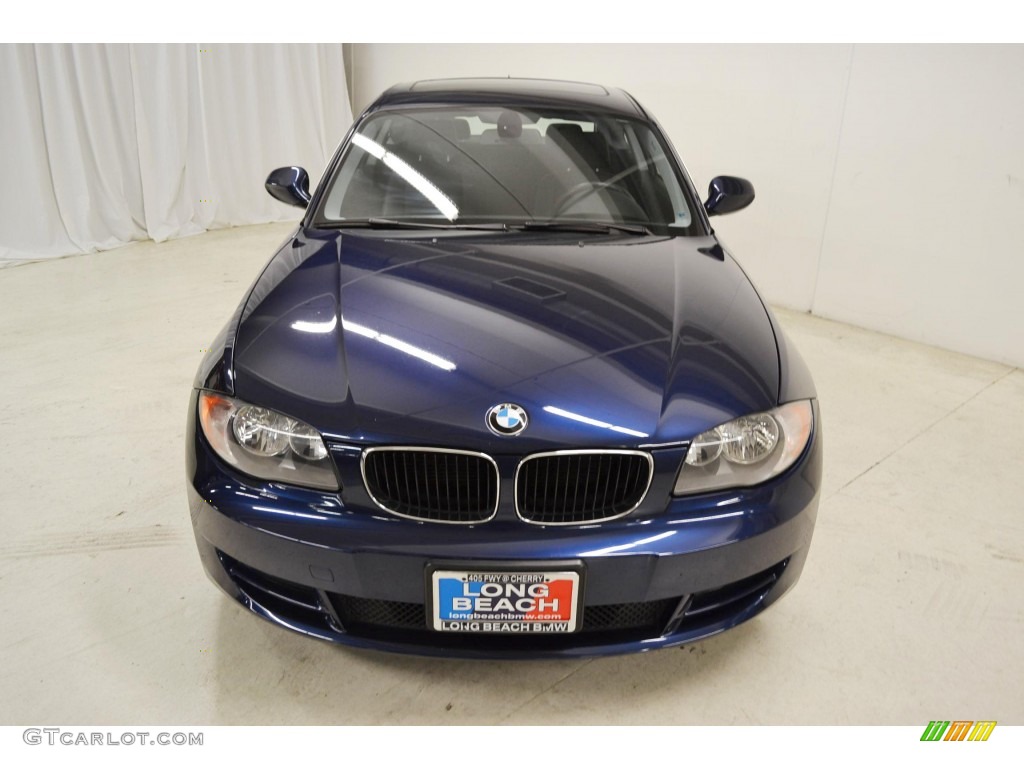 2010 1 Series 128i Coupe - Montego Blue Metallic / Black photo #4