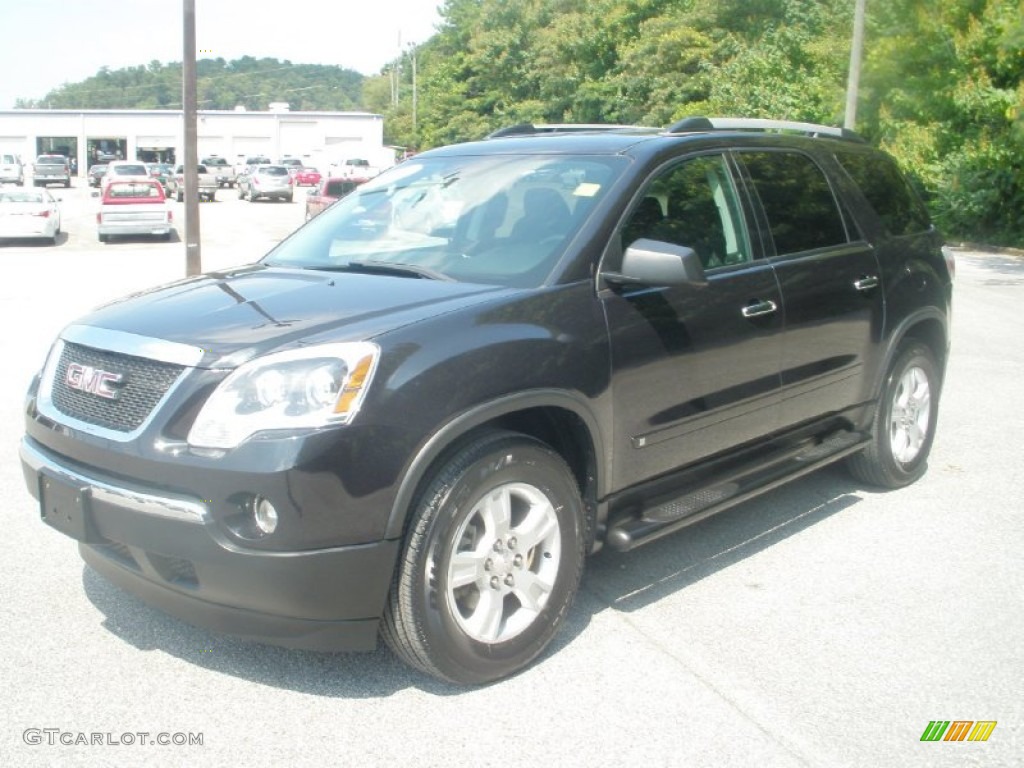 2010 Acadia SL - Carbon Black Metallic / Ebony photo #11