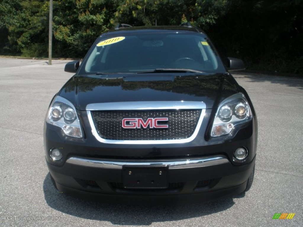 2010 Acadia SL - Carbon Black Metallic / Ebony photo #13