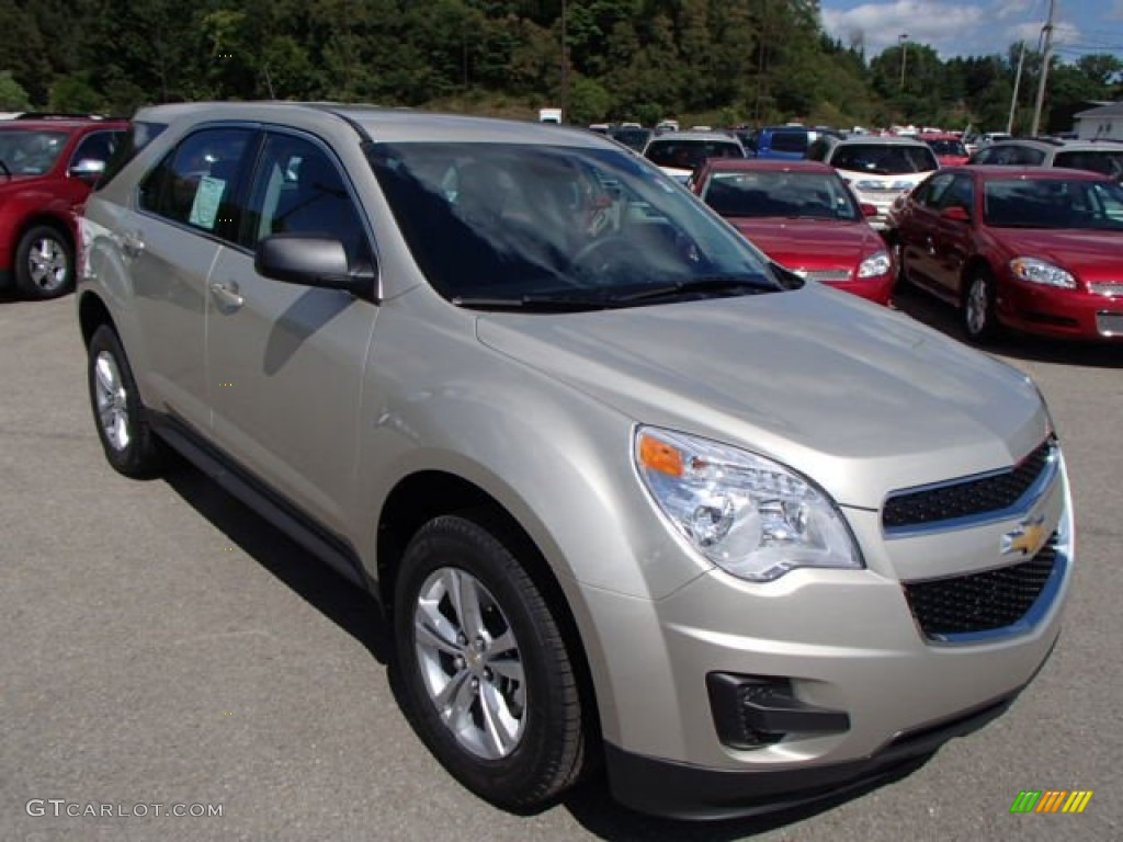 Champagne Silver Metallic 2014 Chevrolet Equinox LS AWD Exterior Photo #85406716