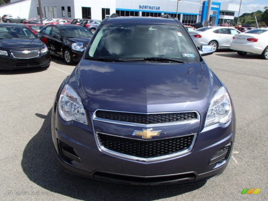 2014 Equinox LT AWD - Atlantis Blue Metallic / Jet Black photo #3