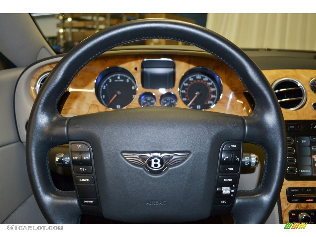 2007 Bentley Continental GTC Standard Continental GTC Model Portland Steering Wheel Photo #85406932
