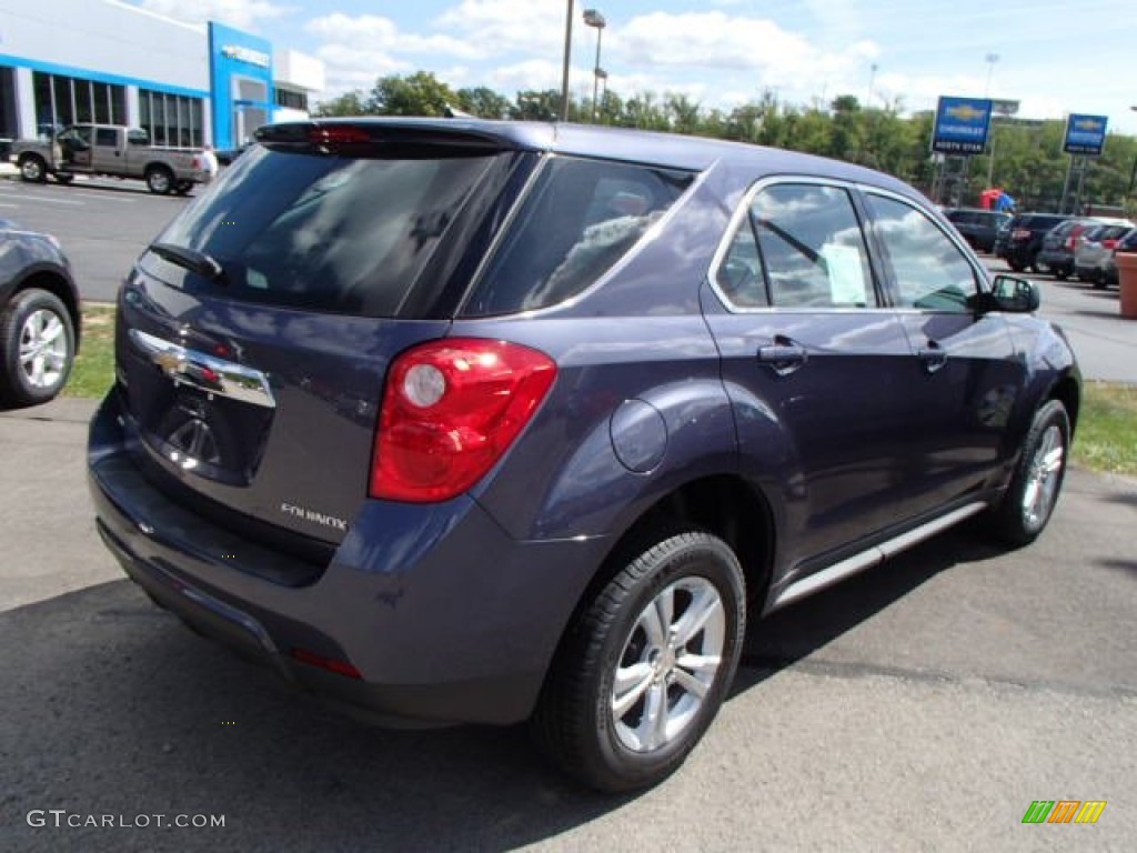 2014 Equinox LS AWD - Atlantis Blue Metallic / Jet Black photo #8