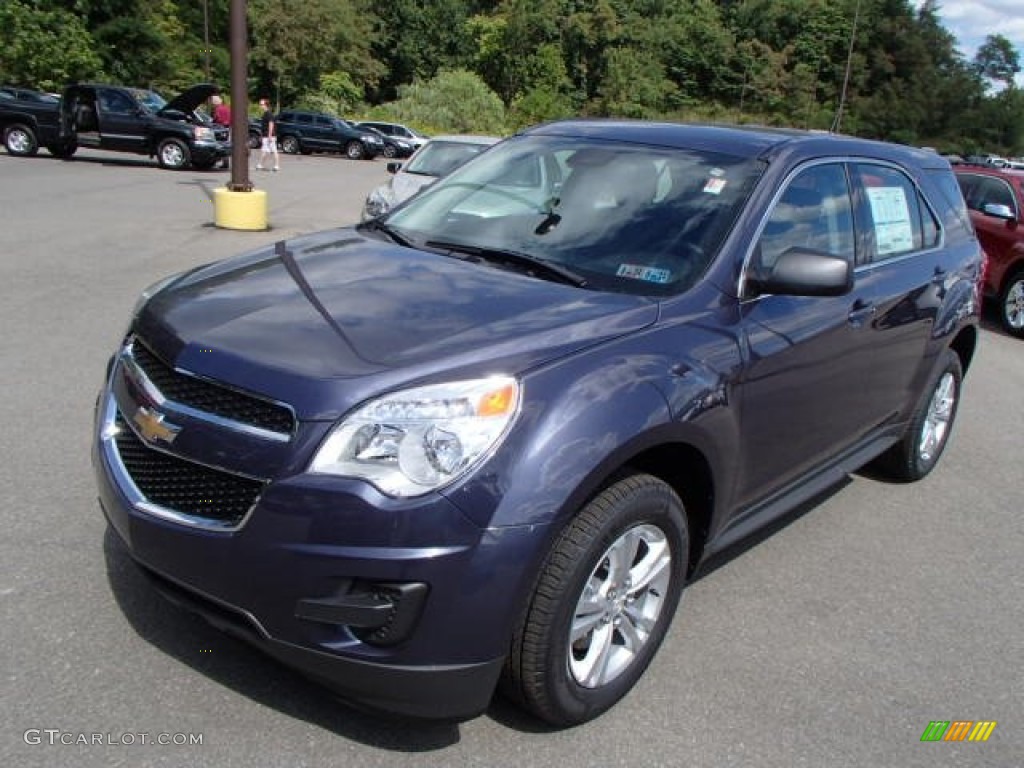 Atlantis Blue Metallic 2014 Chevrolet Equinox LS Exterior Photo #85407490