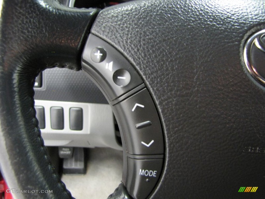 2005 Tacoma V6 Double Cab 4x4 - Impulse Red Pearl / Graphite Gray photo #16