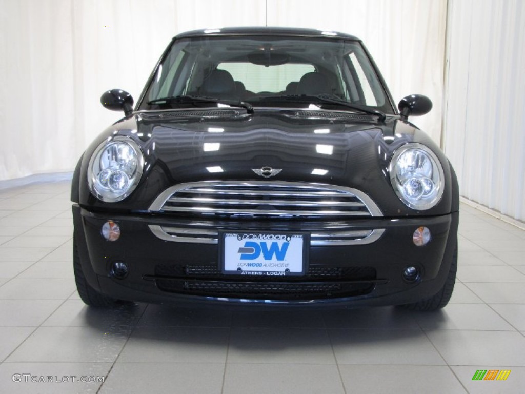 2006 Cooper Hardtop - Space Blue Metallic / Octagon Tartan Red/Panther Black photo #2