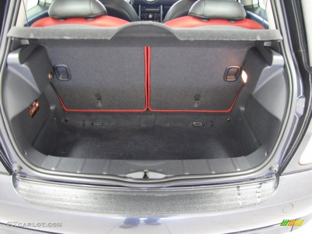 2006 Cooper Hardtop - Space Blue Metallic / Octagon Tartan Red/Panther Black photo #4