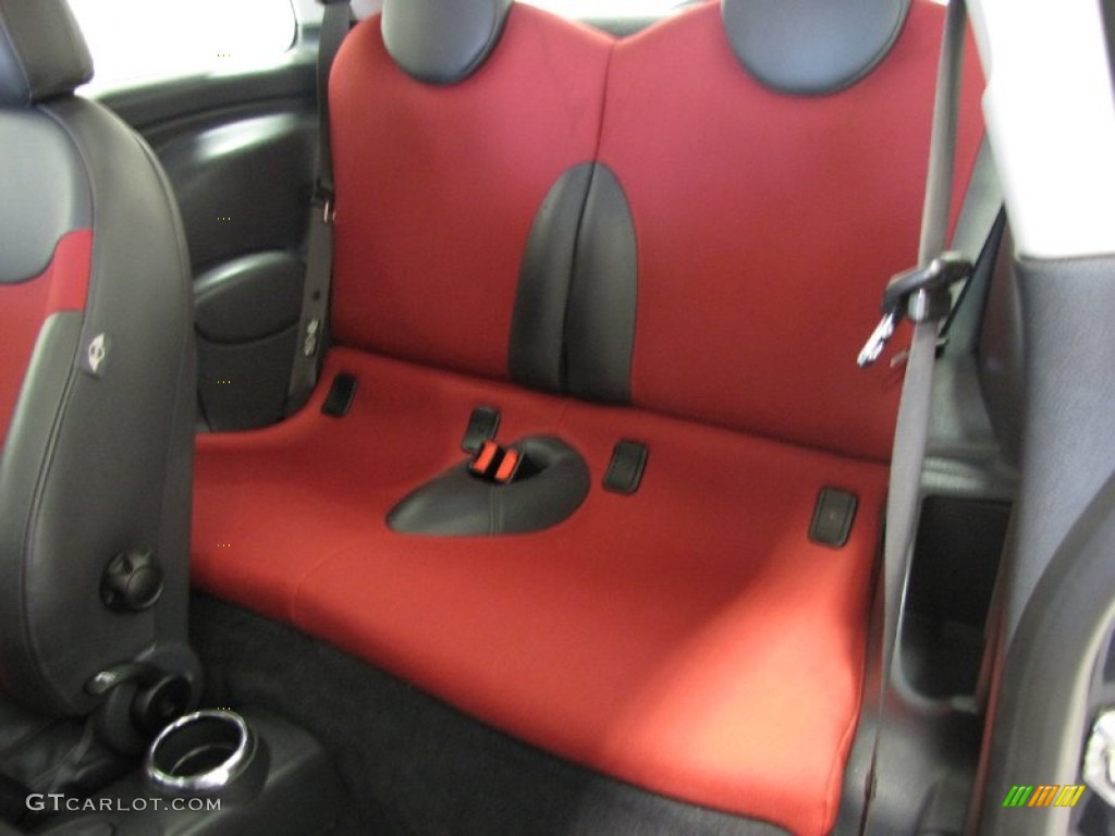 2006 Cooper Hardtop - Space Blue Metallic / Octagon Tartan Red/Panther Black photo #6