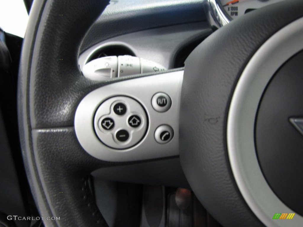 2006 Cooper Hardtop - Space Blue Metallic / Octagon Tartan Red/Panther Black photo #12