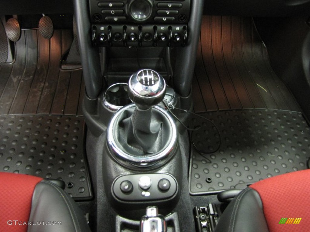 2006 Cooper Hardtop - Space Blue Metallic / Octagon Tartan Red/Panther Black photo #20
