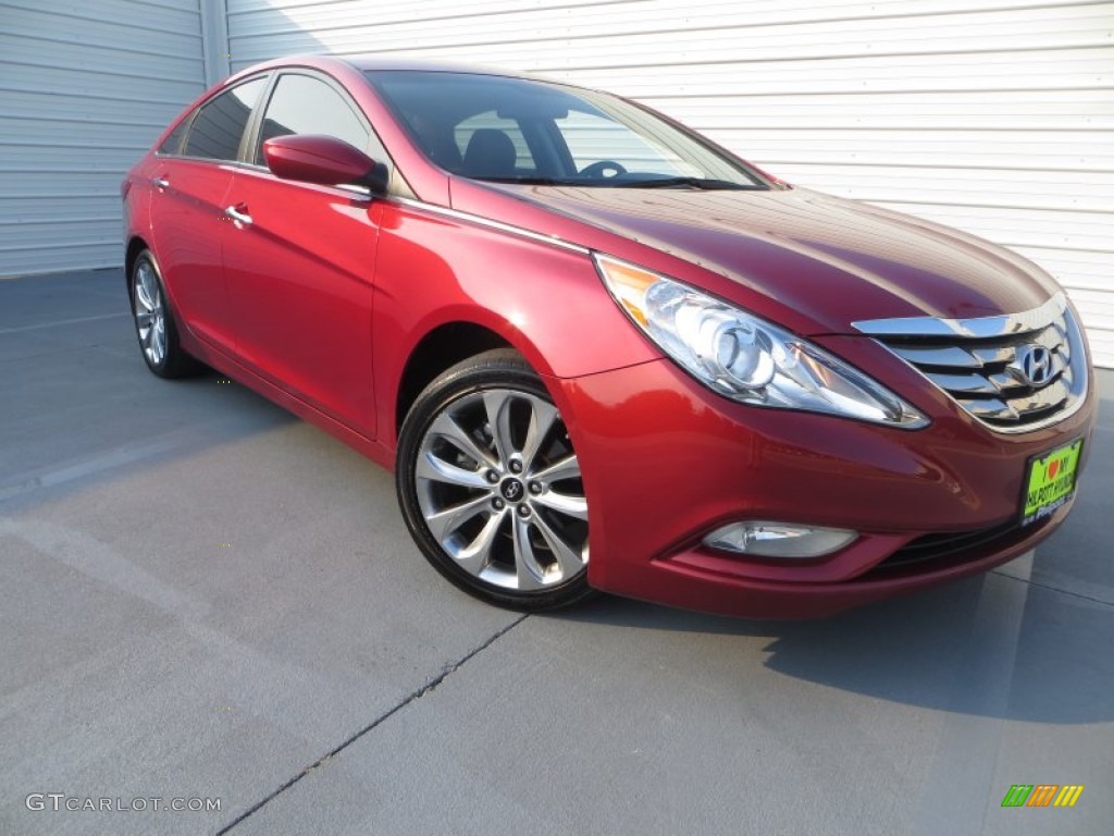 Sparkling Ruby Red Hyundai Sonata