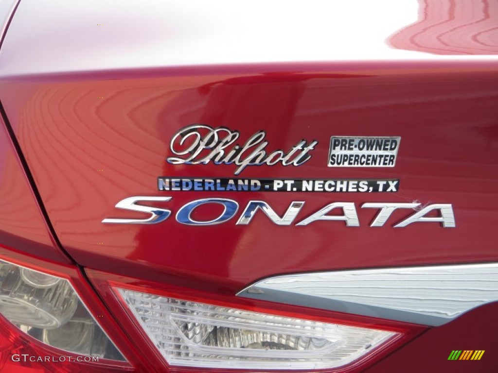 2012 Sonata SE - Sparkling Ruby Red / Black photo #17