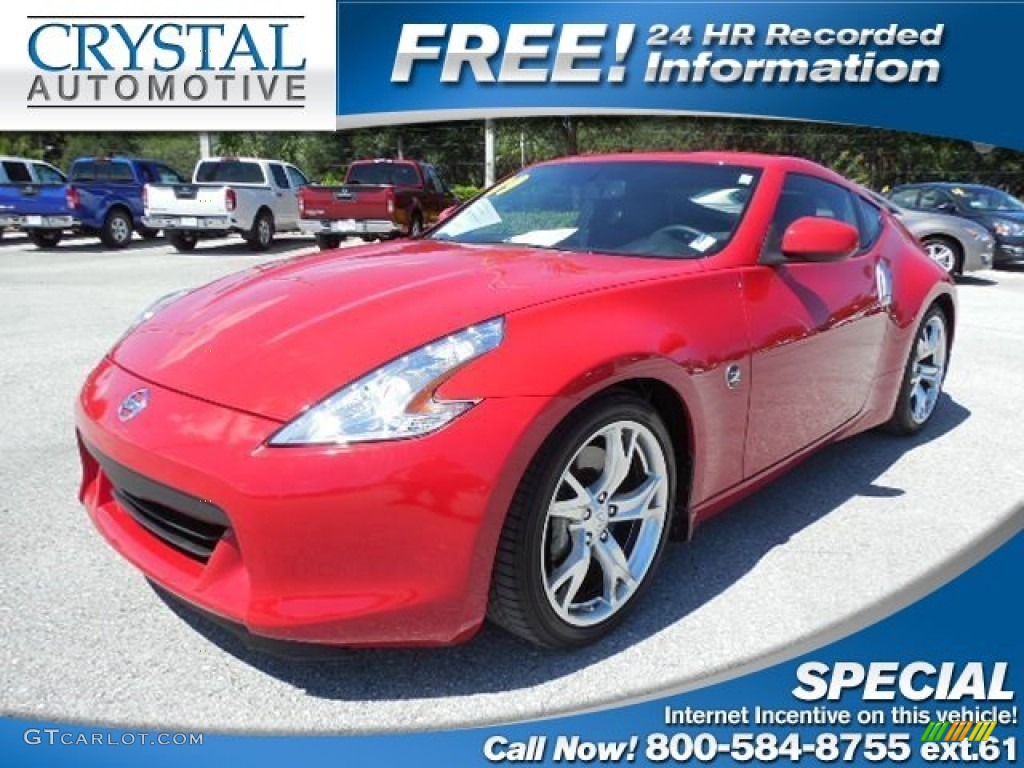 2009 370Z Sport Touring Coupe - Solid Red / Black Leather photo #1