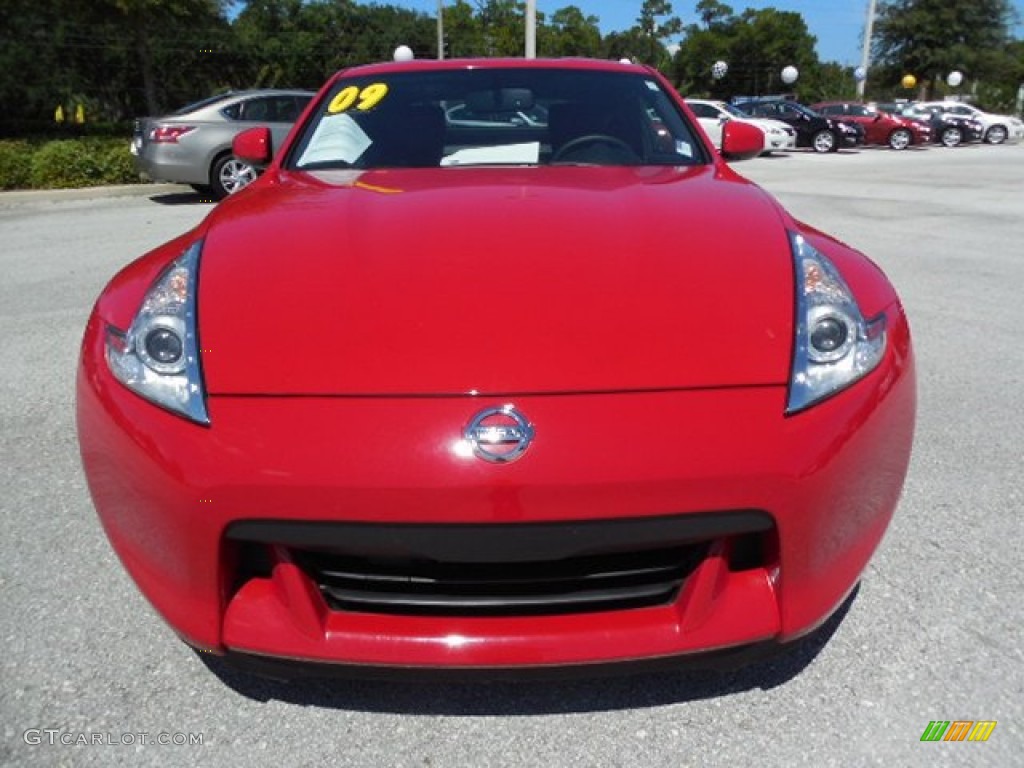 2009 370Z Sport Touring Coupe - Solid Red / Black Leather photo #12