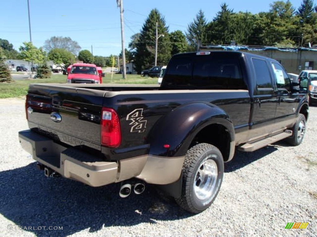 Kodiak Brown Metallic 2014 Ford F350 Super Duty King Ranch Crew Cab 4x4 Dually Exterior Photo #85411842