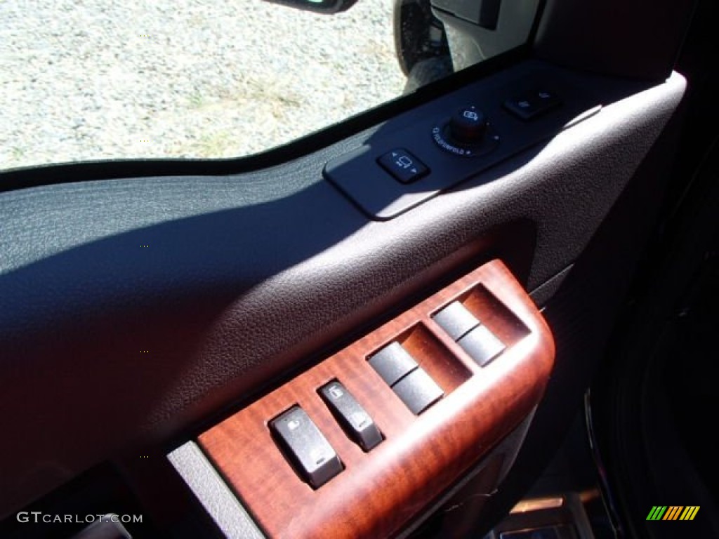2014 F350 Super Duty King Ranch Crew Cab 4x4 Dually - Kodiak Brown Metallic / King Ranch Chaparral Leather photo #13