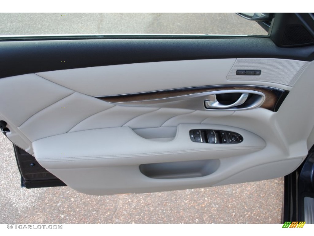 2011 Infiniti M 37 Sedan Stone Door Panel Photo #85412289