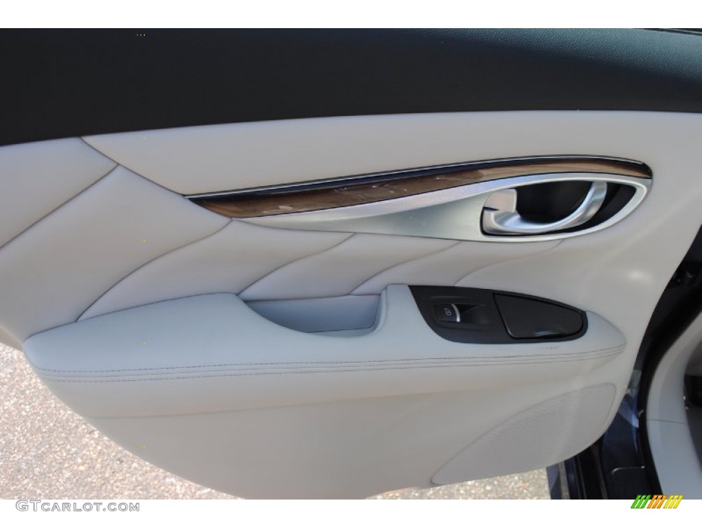 2011 Infiniti M 37 Sedan Stone Door Panel Photo #85412439