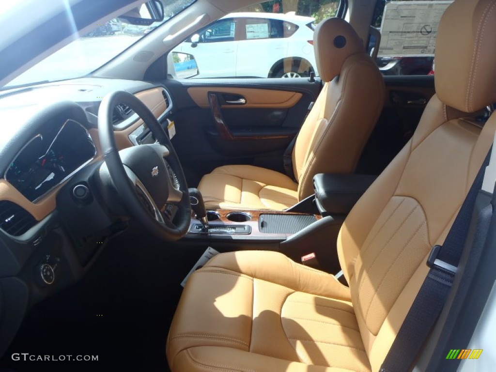 2014 Chevrolet Traverse LTZ Front Seat Photo #85412922