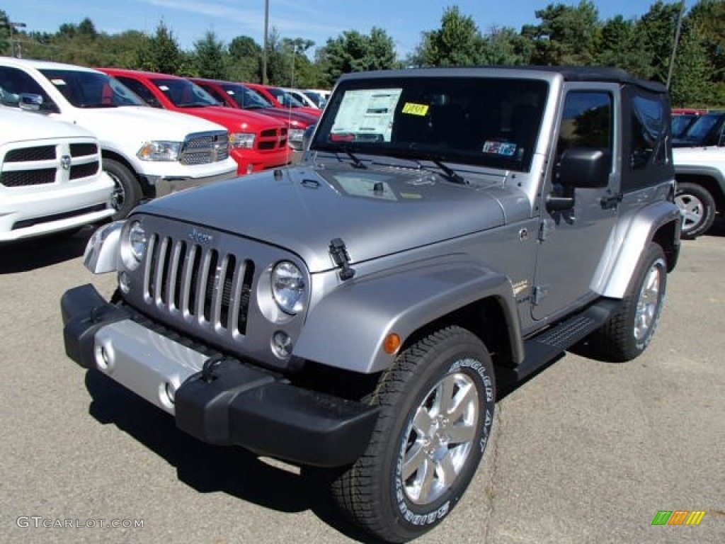 Billet Silver Metallic 2014 Jeep Wrangler Sahara 4x4 Exterior Photo #85412936