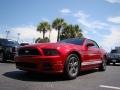 2013 Red Candy Metallic Ford Mustang V6 Premium Convertible  photo #5