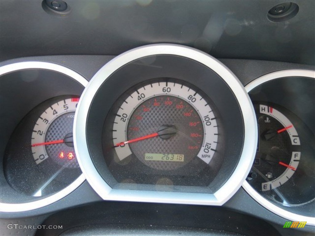 2011 Tacoma V6 TRD Sport PreRunner Double Cab - Pyrite Mica / Graphite Gray photo #16