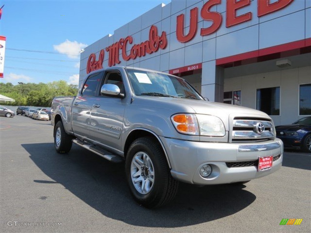 2004 Tundra SR5 Double Cab - Silver Sky Metallic / Gray photo #1