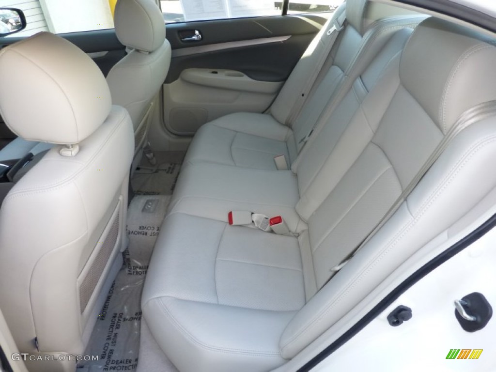 2013 Infiniti G 37 x AWD Sedan Rear Seat Photo #85413587