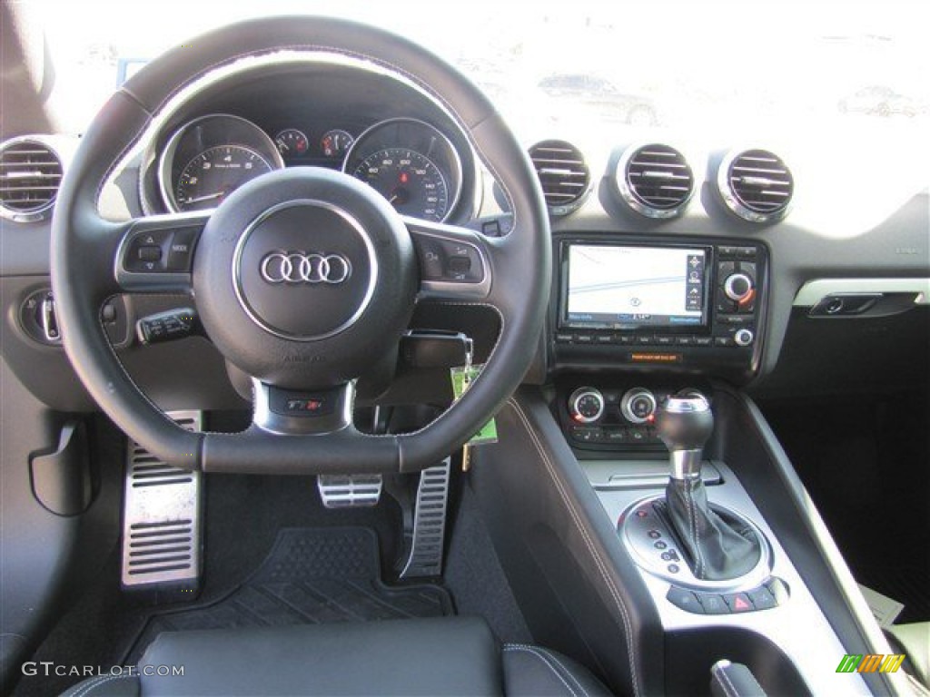 2013 Audi TT S 2.0T quattro Coupe Black Dashboard Photo #85413894