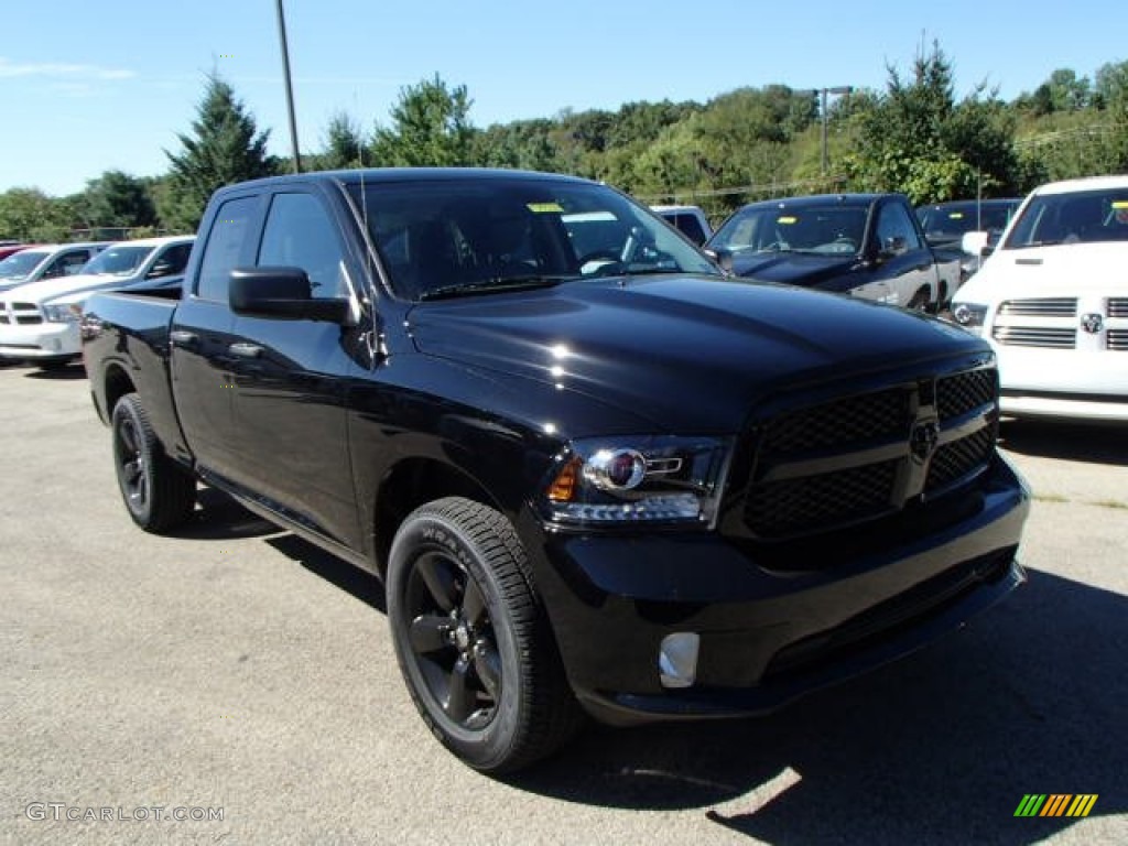 Black 2014 Ram 1500 Express Quad Cab 4x4 Exterior Photo #85414845