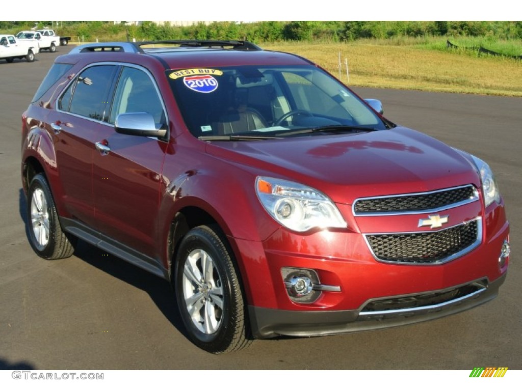 2010 Equinox LTZ - Cardinal Red Metallic / Jet Black/Brownstone photo #1