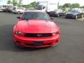 2010 Torch Red Ford Mustang V6 Convertible  photo #2