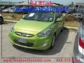 Electrolyte Green 2012 Hyundai Accent SE 5 Door