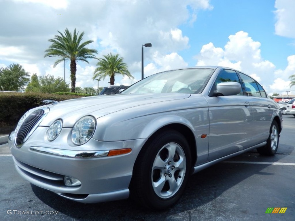 Platinum Silver 2001 Jaguar S-Type 3.0 Exterior Photo #85417851