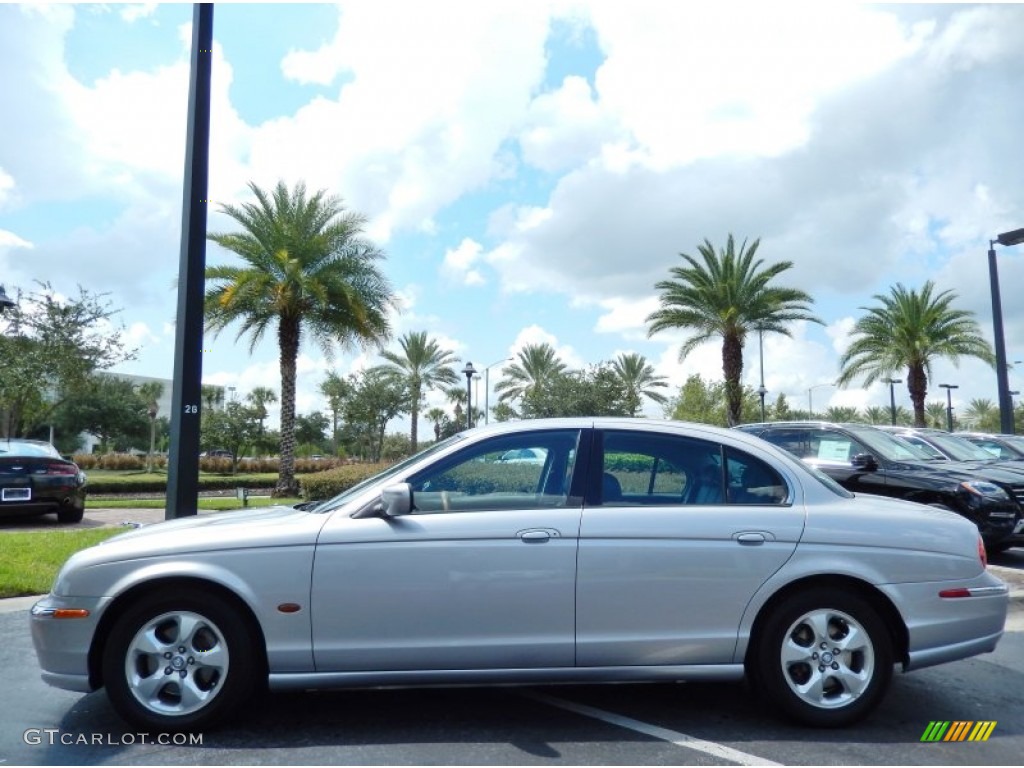 Platinum Silver 2001 Jaguar S-Type 3.0 Exterior Photo #85417881