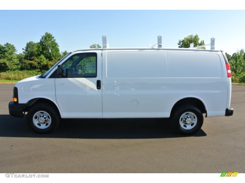 Summit White 2014 Chevrolet Express 2500 Cargo WT Exterior Photo #85418097