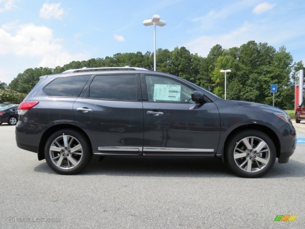 Dark Slate 2014 Nissan Pathfinder Platinum Exterior Photo #85418625