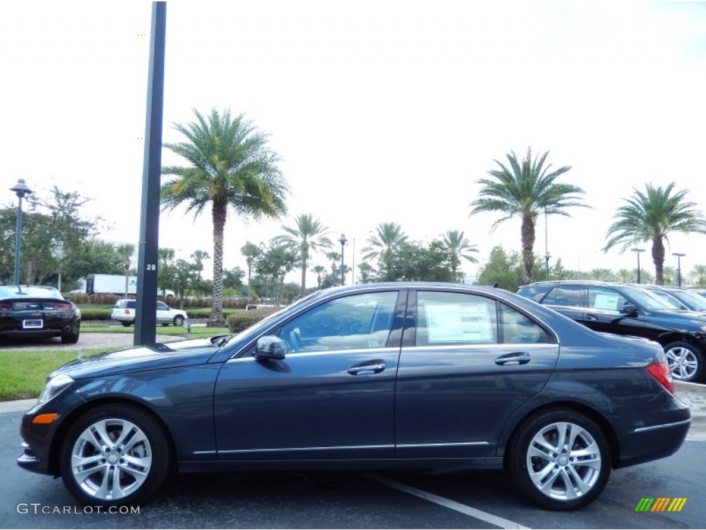 Steel Grey Metallic 2014 Mercedes-Benz C 250 Luxury Exterior Photo #85418634