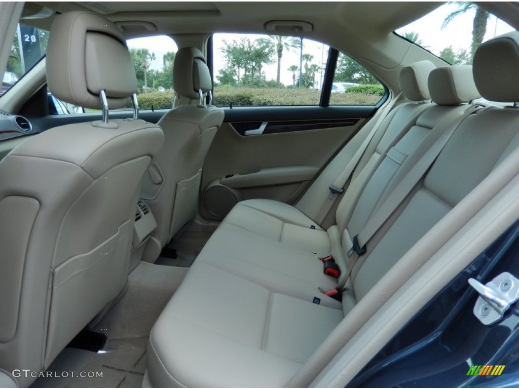 Almond/Mocha Interior 2014 Mercedes-Benz C 250 Luxury Photo #85418763
