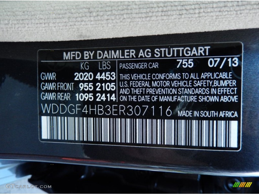 2014 C Color Code 755 for Steel Grey Metallic Photo #85418913