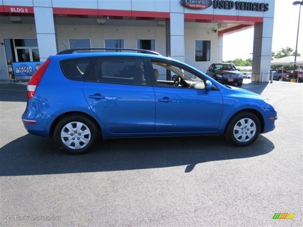 2010 Elantra Touring SE - Vivid Blue / Beige photo #8