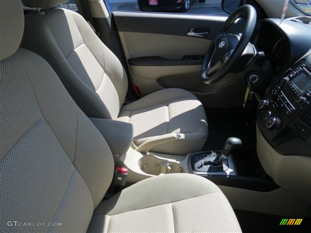 2010 Elantra Touring SE - Vivid Blue / Beige photo #13