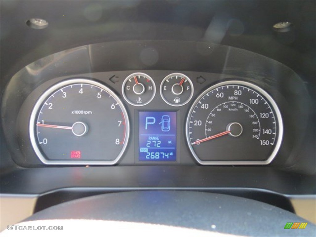2010 Elantra Touring SE - Vivid Blue / Beige photo #16