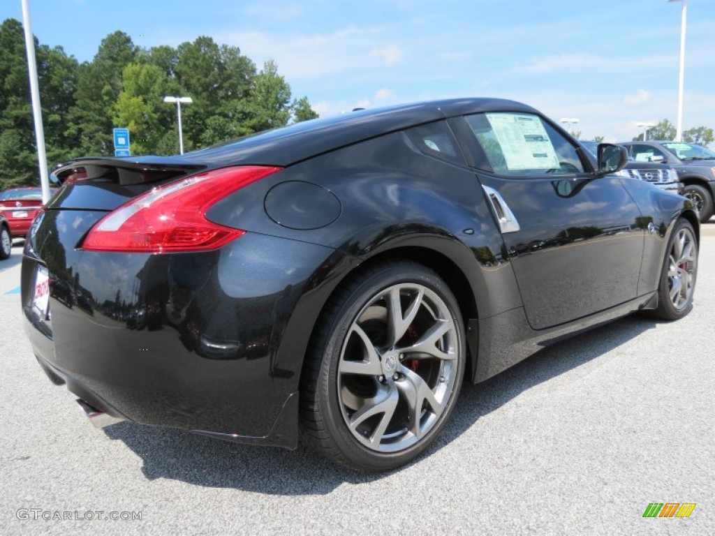 Magnetic Black 2014 Nissan 370Z Sport Touring Coupe Exterior Photo #85419477