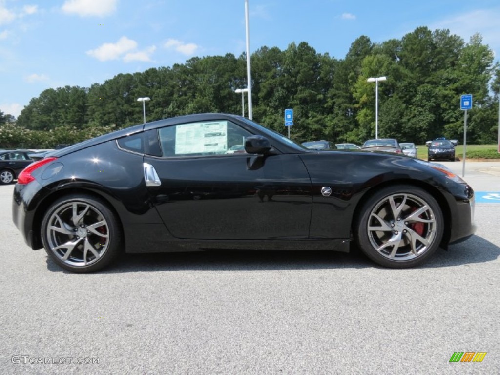 Magnetic Black 2014 Nissan 370Z Sport Touring Coupe Exterior Photo #85419504