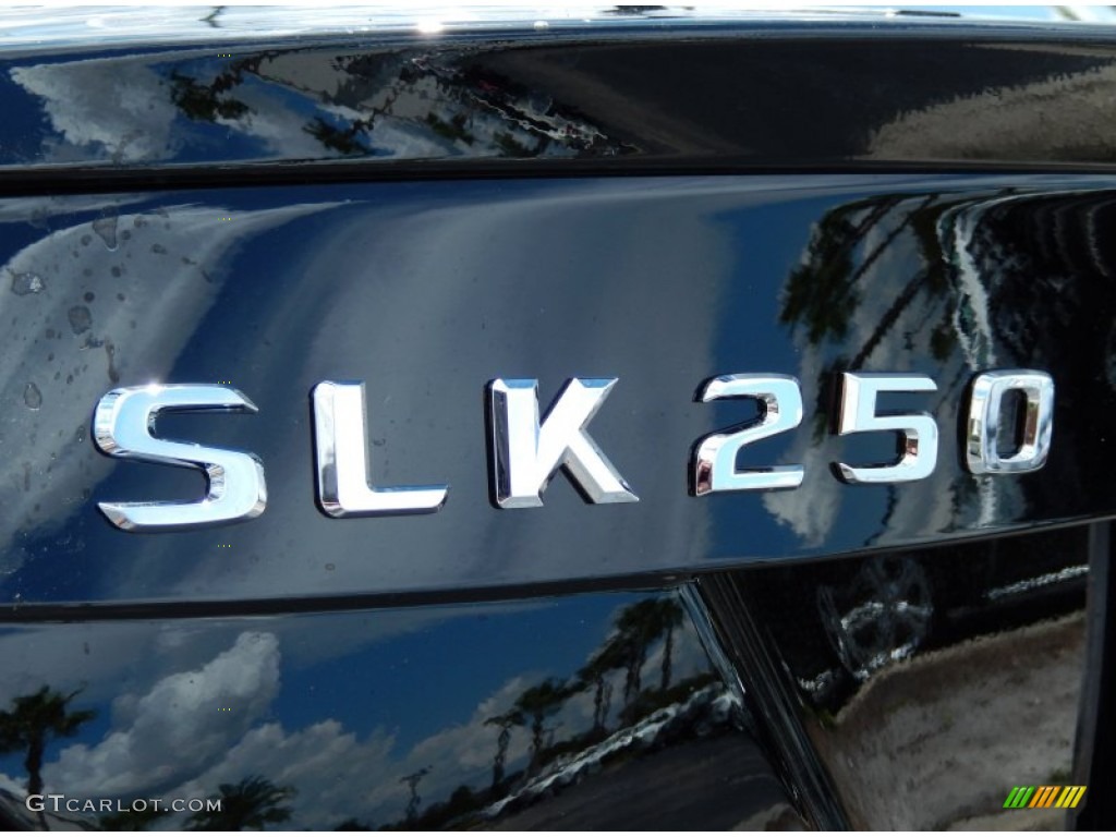 2014 SLK 250 Roadster - Black / Black photo #5