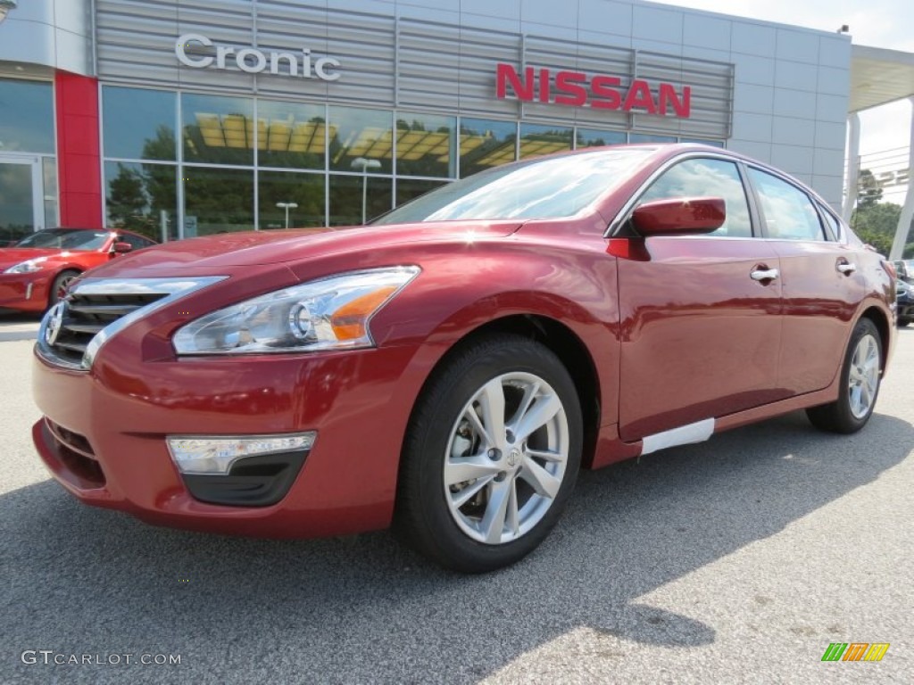 2014 Altima 2.5 SV - Cayenne Red / Charcoal photo #1