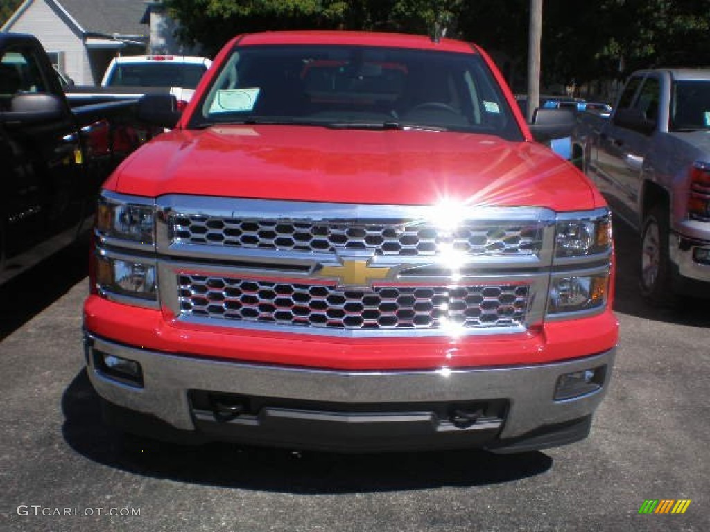 2014 Silverado 1500 LT Crew Cab 4x4 - Victory Red / Jet Black photo #6