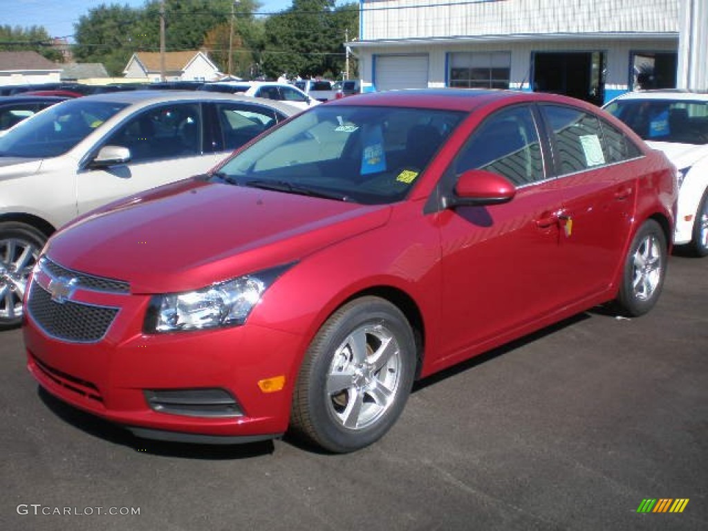 2013 Cruze LT - Crystal Red Metallic Tintcoat / Jet Black photo #1